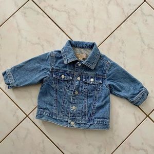Vintage The Childrens Place blue denim jacket 6-9 months